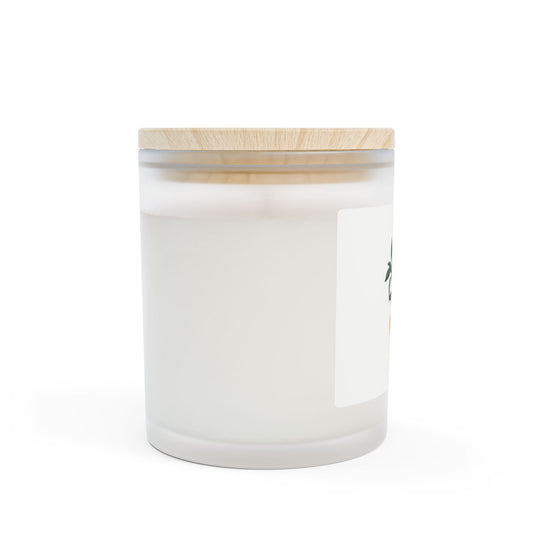 Frosted Glass Candle, 11oz
