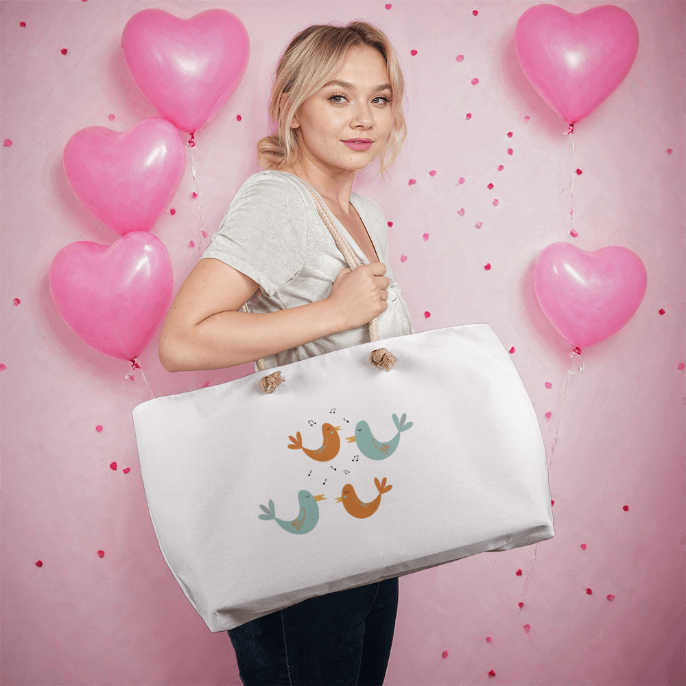 4 Calling Birds Weekender Tote