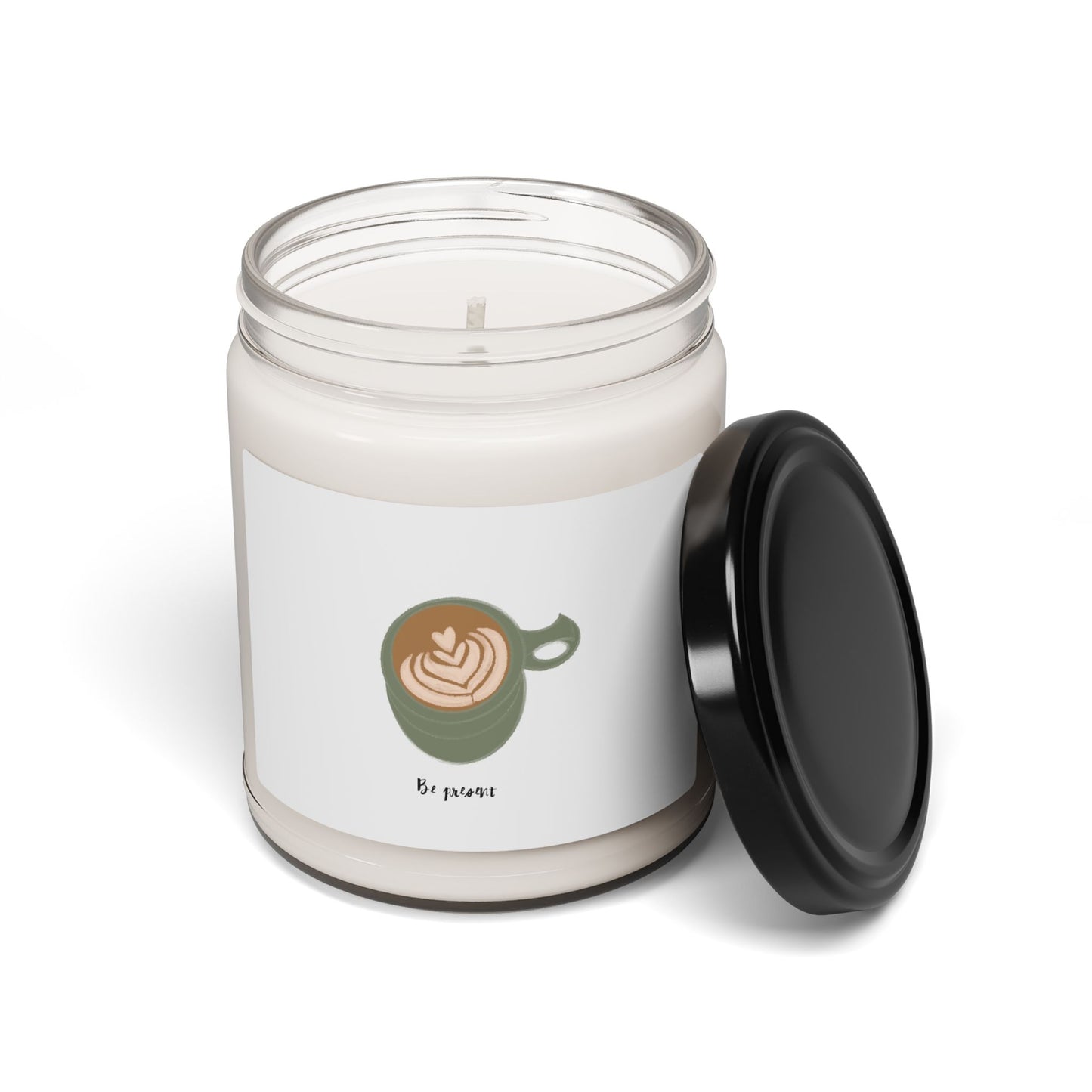 Latte Love Scented Soy Candle — 9oz  Cinnamon Vanilla Scented Jar Candle