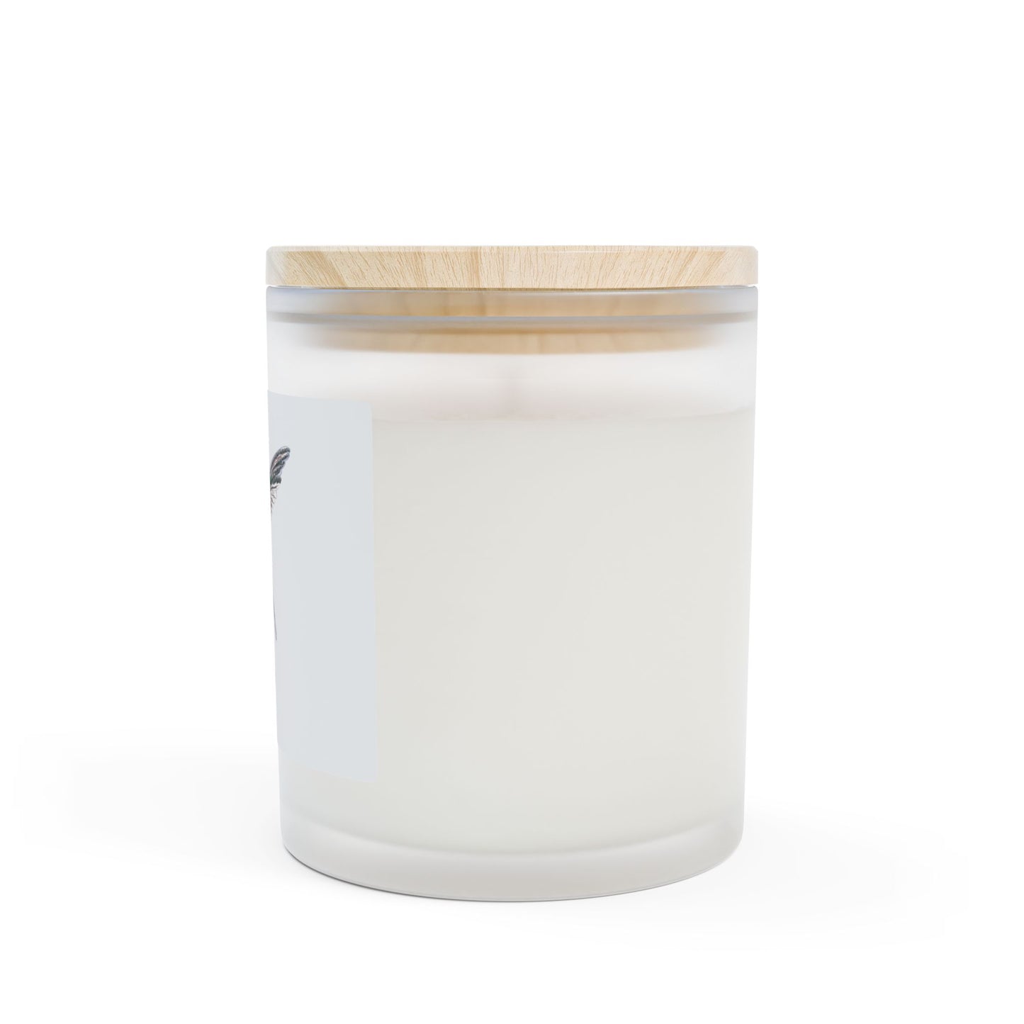 Hummingbird Frosted Glass Candle — 11oz Soothing Aromatherapy Jar