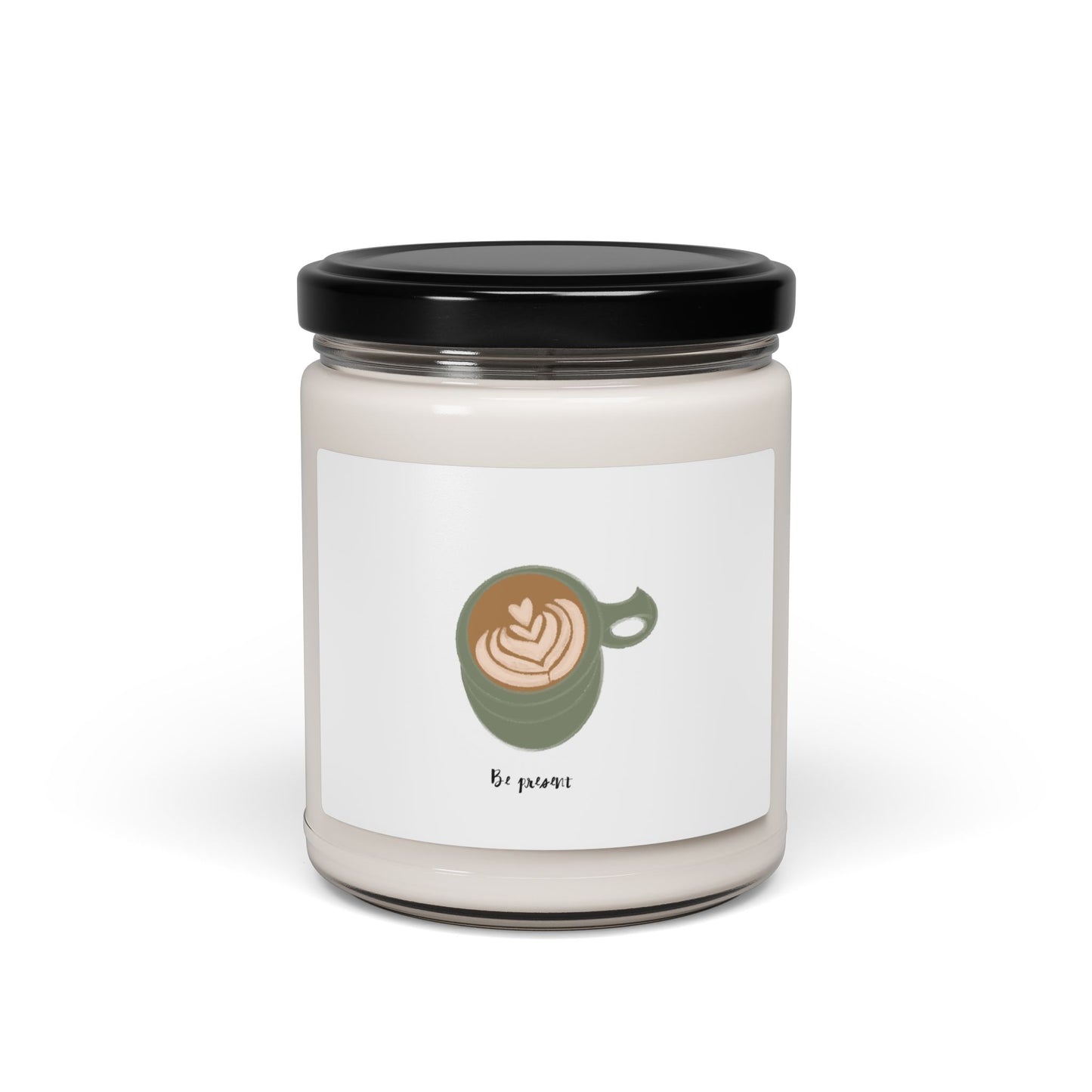 Latte Love Scented Soy Candle — 9oz  Cinnamon Vanilla Scented Jar Candle