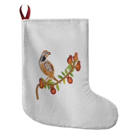 Partridge in a Pear Tree Stocking