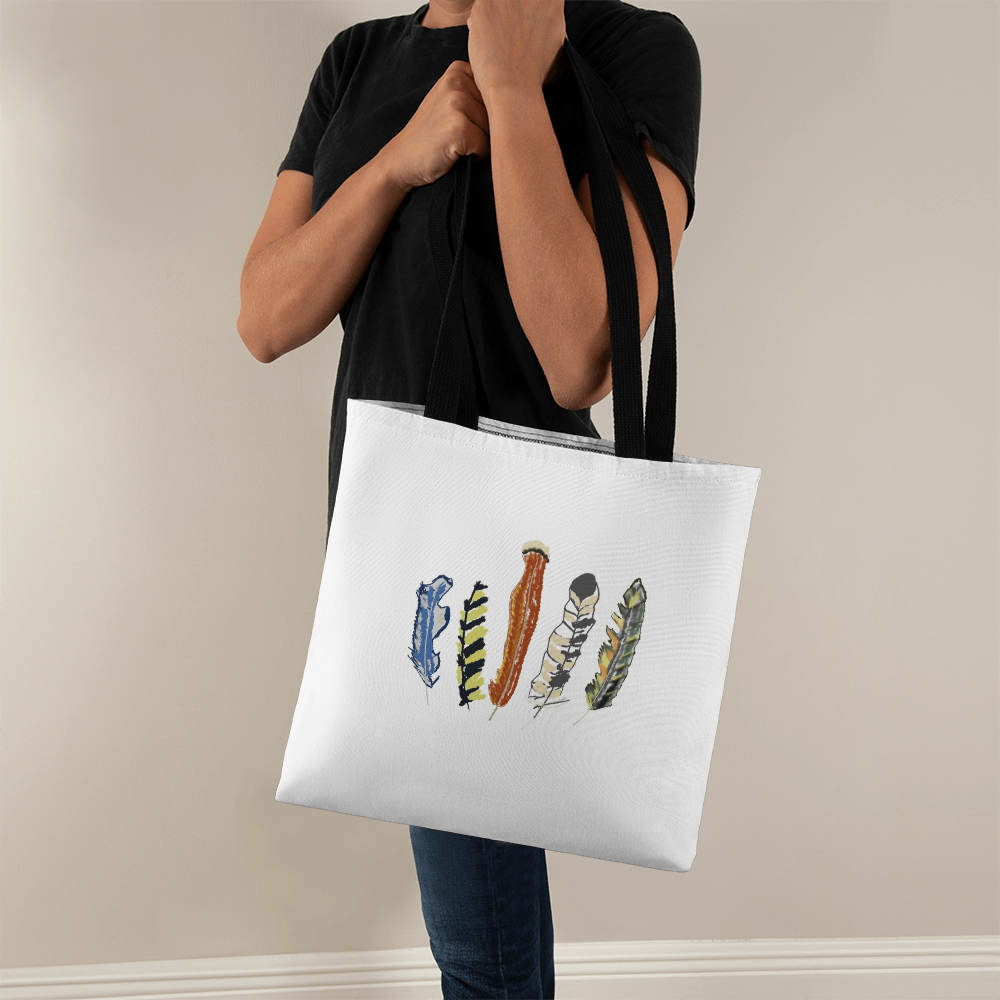 Feather Tote Bag