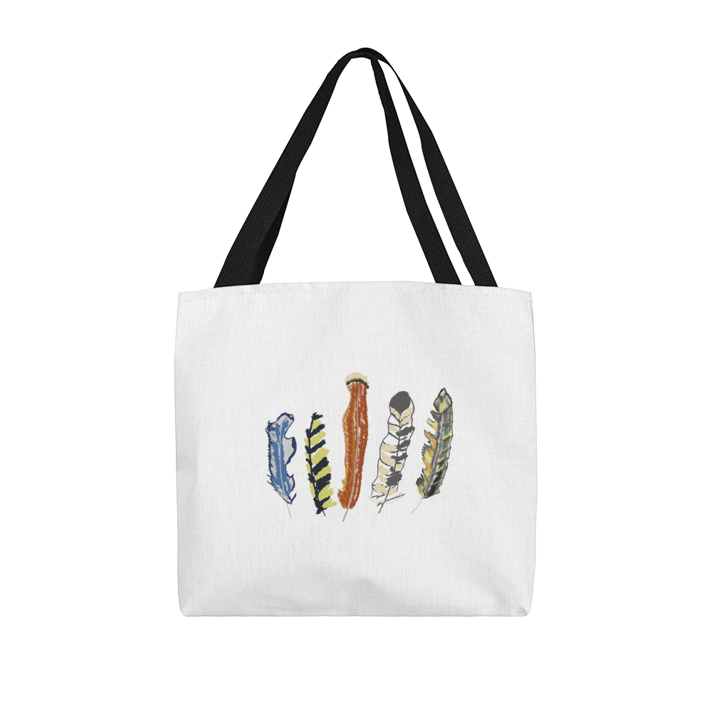 Feather Tote Bag