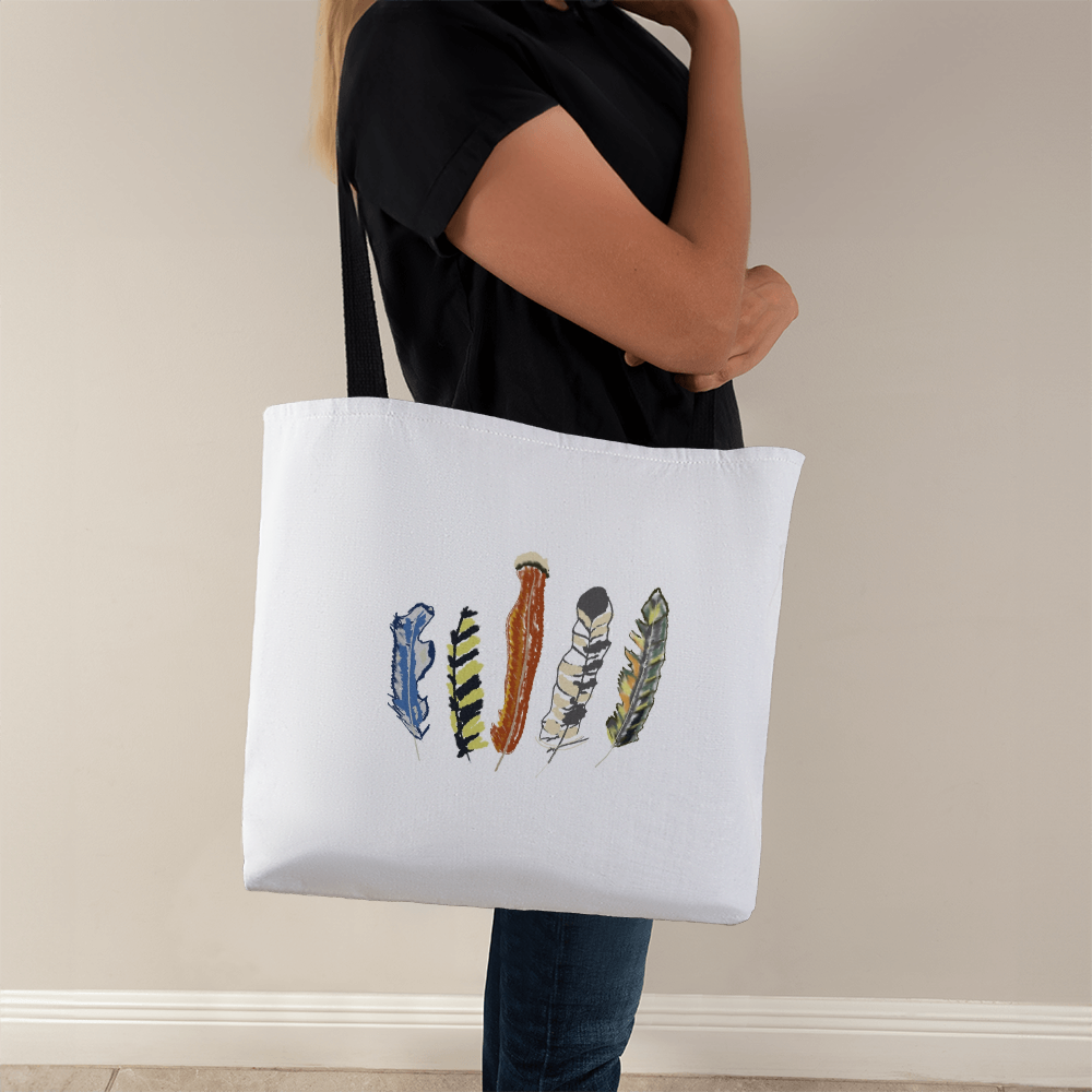 Feather Tote Bag