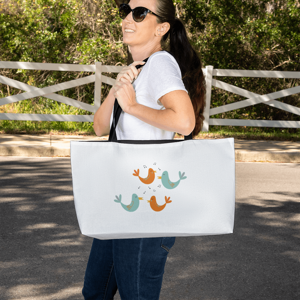 4 Calling Birds Weekender Tote
