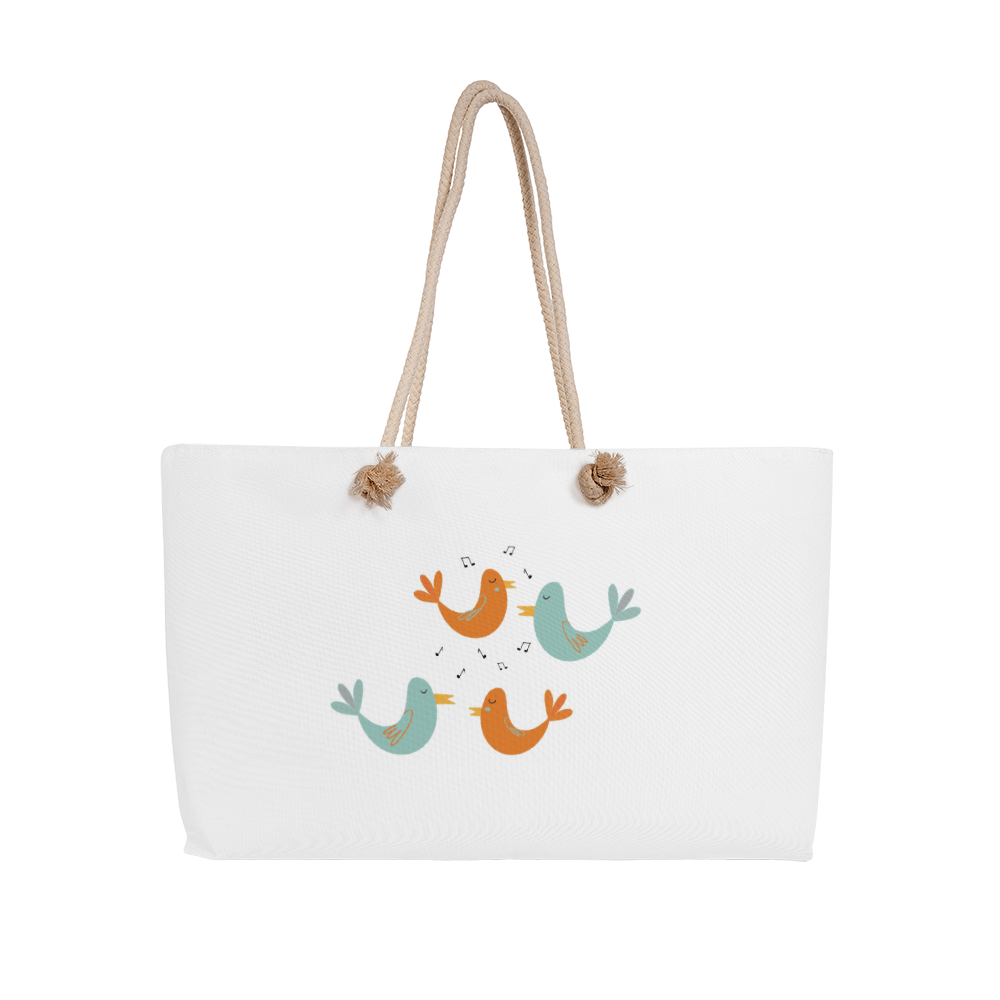 4 Calling Birds Weekender Tote