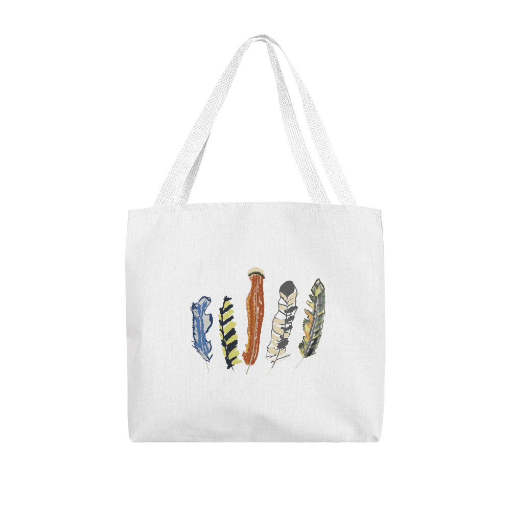 Feather Tote Bag