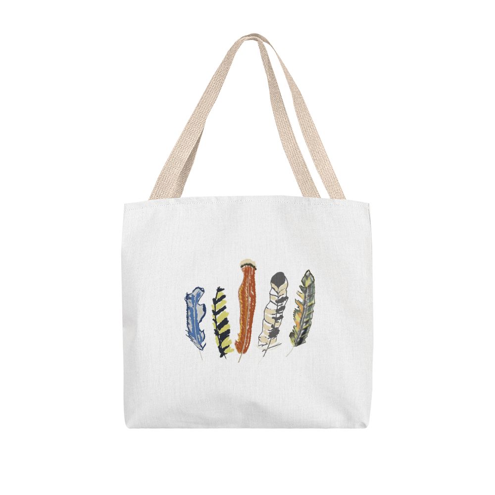 Feather Tote Bag