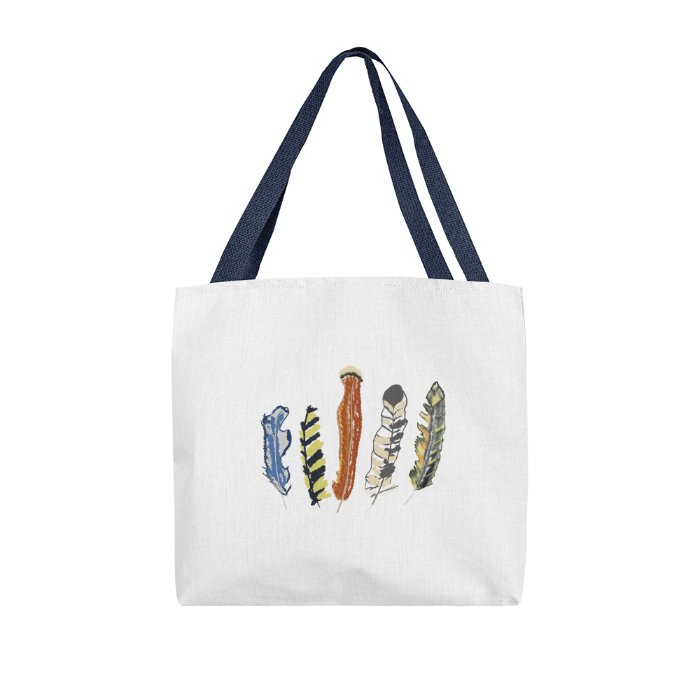 Feather Tote Bag