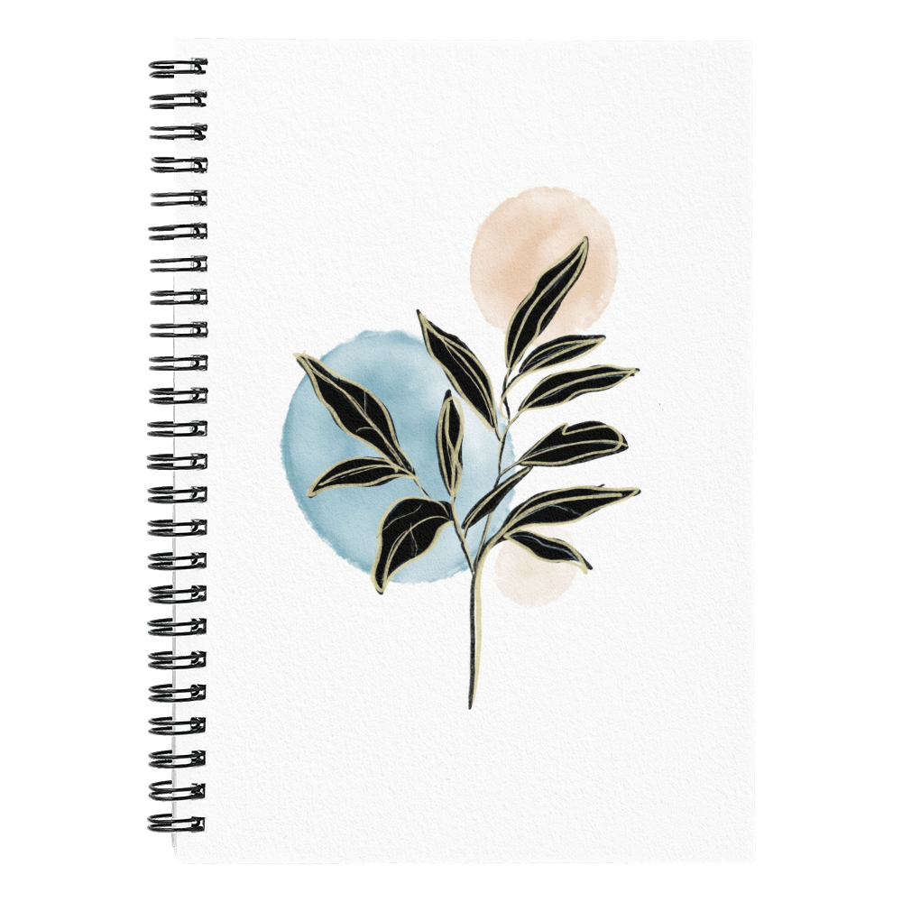 Pink and Blue Plant Journal